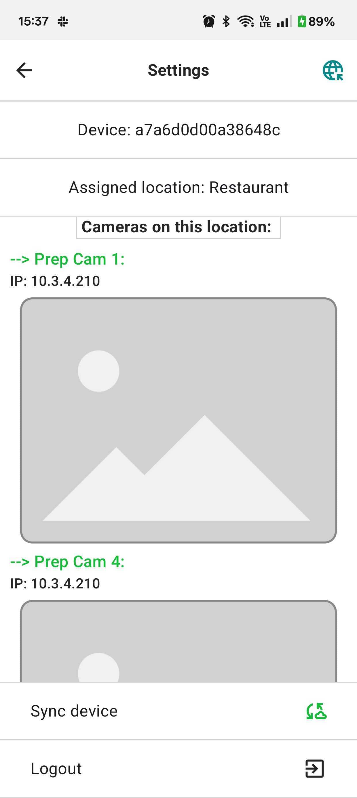 Cameras — sync them