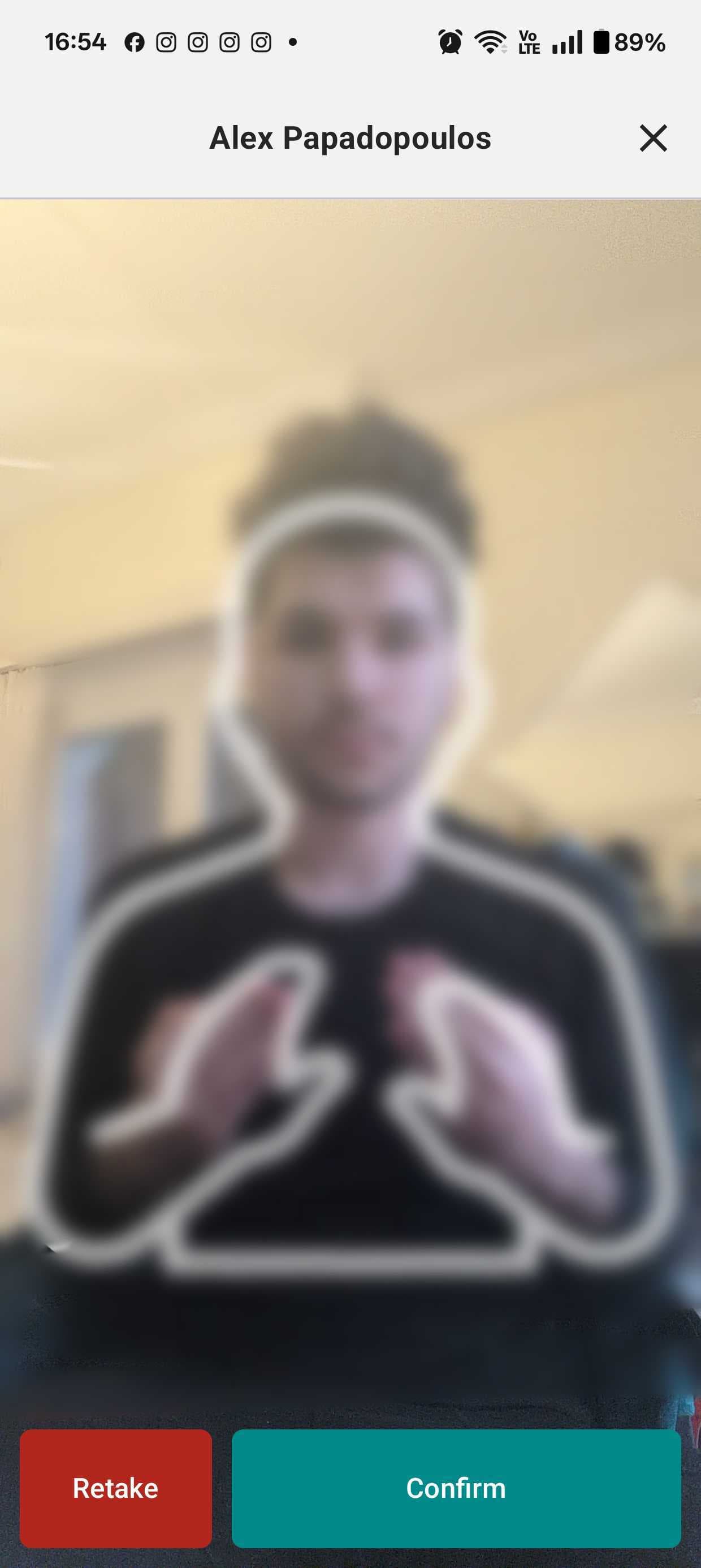 Camera with sketch and user